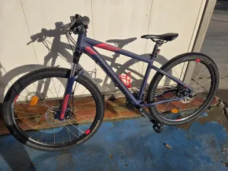 Bicicleta ST 520 Azul/Rosa