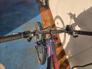 Bicicleta ST 520 Azul/Rosa