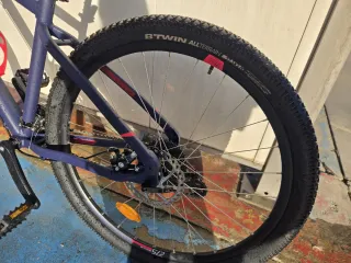 Bicicleta ST 520 Azul/Rosa