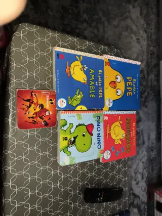 Lote libros infantiles ,el pollo pepe ,Dino Nino