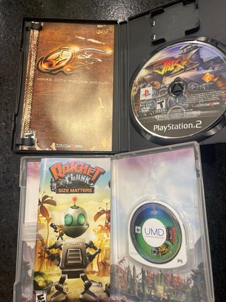 Lote Videojuegos PSP y PS2: Jak, Ratchet, Daxter