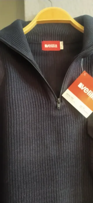 Jersey trabajo caballero azul marinoXL velilla.