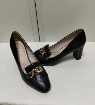 Scarpe décolleté donna nere tacco 40