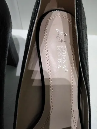 Scarpe décolleté donna nere tacco 40