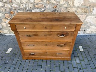 Cómoda antigua madera maciza nogal