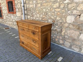 Cómoda antigua madera maciza nogal