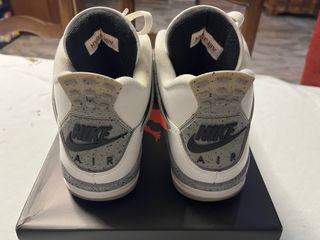 Nike Air Jordan 4 Grigio Bianco