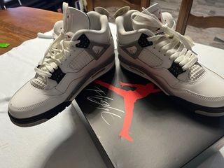 Nike Air Jordan 4 Grigio Bianco