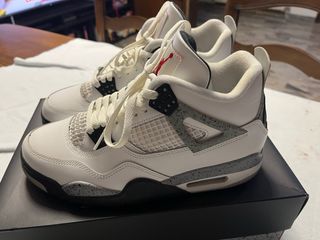 Nike Air Jordan 4 Grigio Bianco