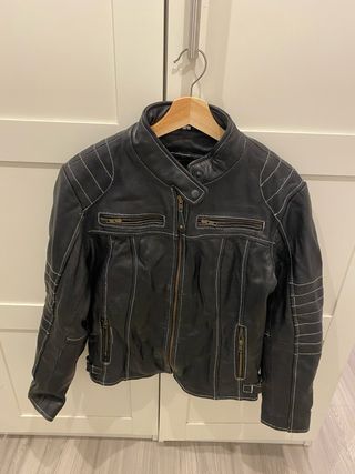 Chaqueta moto cuero mujer Talla L