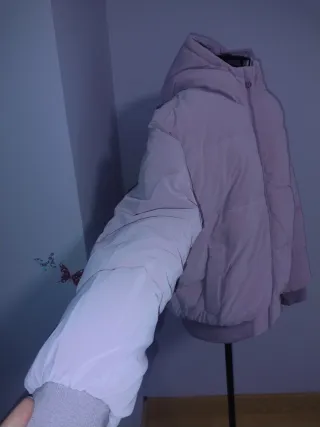 Cazadora acolchada lila Lefties talla M