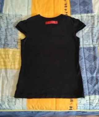 Camiseta Adidas Negra Mujer