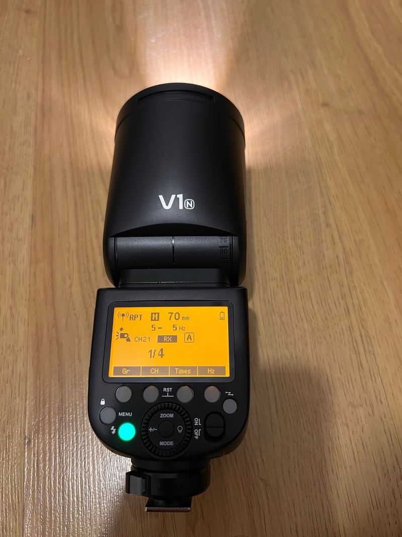 Godox V1N Speedlite Flash 76Ws 2.4G afbeelding 2