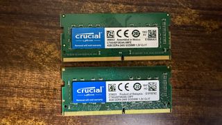 8GB (2x4GB) Crucial 4GB DDR4 2400MHz SODIMM