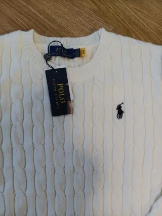 Jersey Polo Ralph Lauren Blanco Talla 2XL