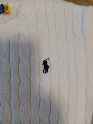 Jersey Polo Ralph Lauren Blanco Talla 2XL