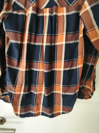 Camisa cuadros Stradivarius, Talla S