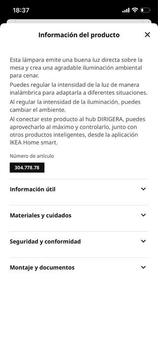 Lámpara colgante IKEA PILSKOTT negra