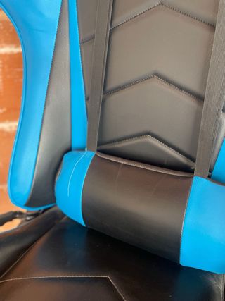 Silla Gamer Negra y Azul