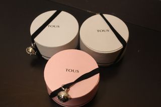 Cajas joyero TOUS COLOR rosa y gris perla