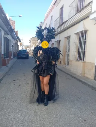 Disfraz Cuervo Reino Sombras Talla Única