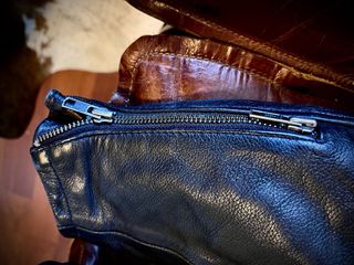 Harley-Davidson cazadora Piel Negra alta calidad