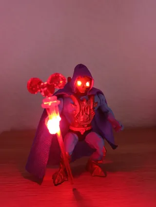 Skeletor laser light completo y funcional repro