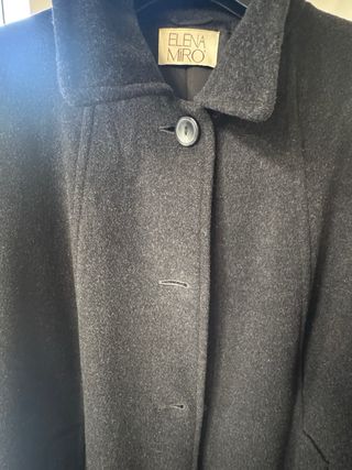 Abrigo Lana Elena Miró Gris