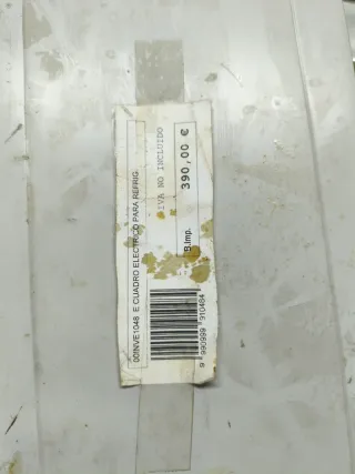 Cuadro Eléctrico Cámara Frío