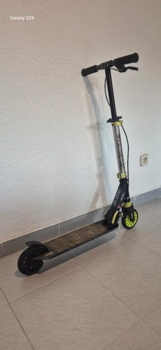 Patinete infantil niños Plegable suspensión frenos