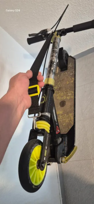 Patinete infantil niños Plegable suspensión frenos