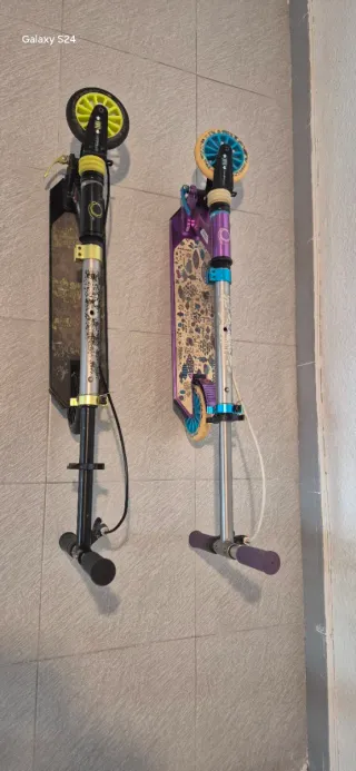 Patinete infantil niños Plegable suspensión frenos