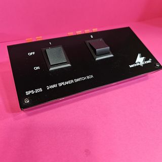 Música profesional MONACOR SPS-20S Caja de conmutación par