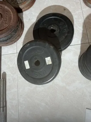 Discos de caucho 5 kg