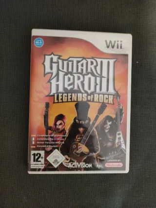 Guitarra para Wii-WiiU+juego