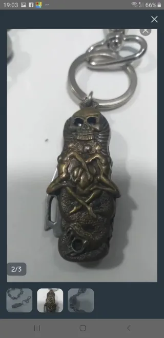 Pulsera y Llavero Calaveras