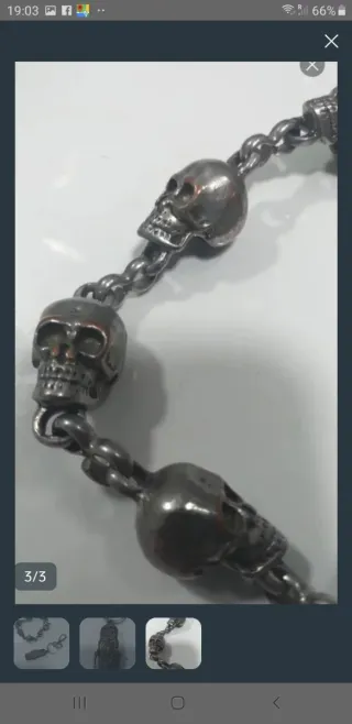 Pulsera y Llavero Calaveras