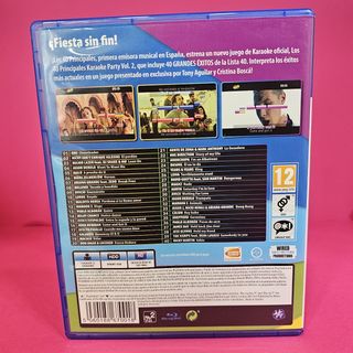 Videojuego PS4 40 Principales Karaoke party vol.2 + microfon