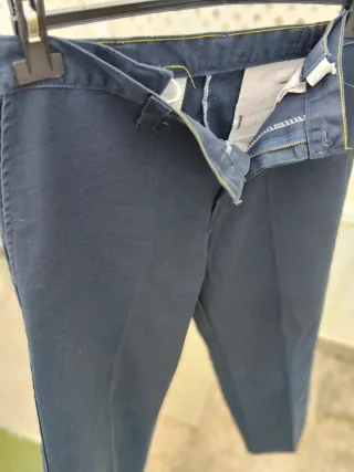 Calças Dickies 32x30 azul escuro corte direito