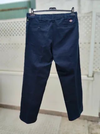 Calças Dickies 32x30 azul escuro corte direito