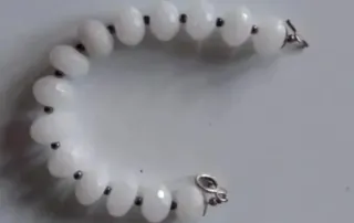 Pulseras Plata Ley y Piedras Multicolor