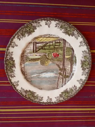 Juego 12 Platos Johnson Bros Porcelana