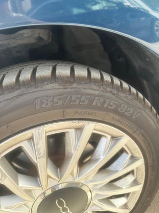 Llantas originales Fiat 500 15” + neumáticos