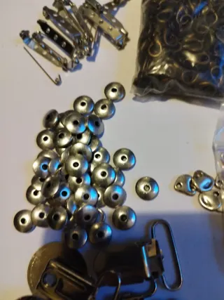 Pack fornituras bisutería (oro, plata)