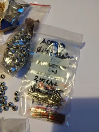 Pack fornituras bisutería (oro, plata)