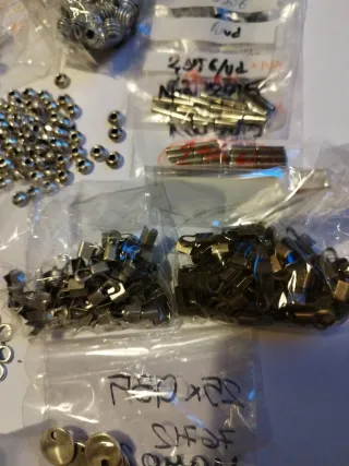 Pack fornituras bisutería (oro, plata)