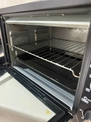 Horno de sobremesa negro