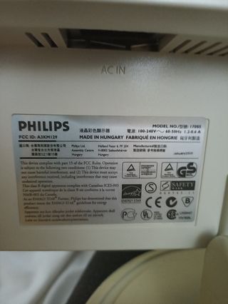Pantalla Philips 17" 170S