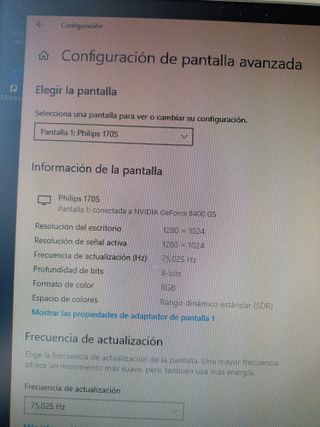 Pantalla Philips 17" 170S