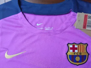 Camiseta Entrenamiento FC Barcelona Nike Morado/Az